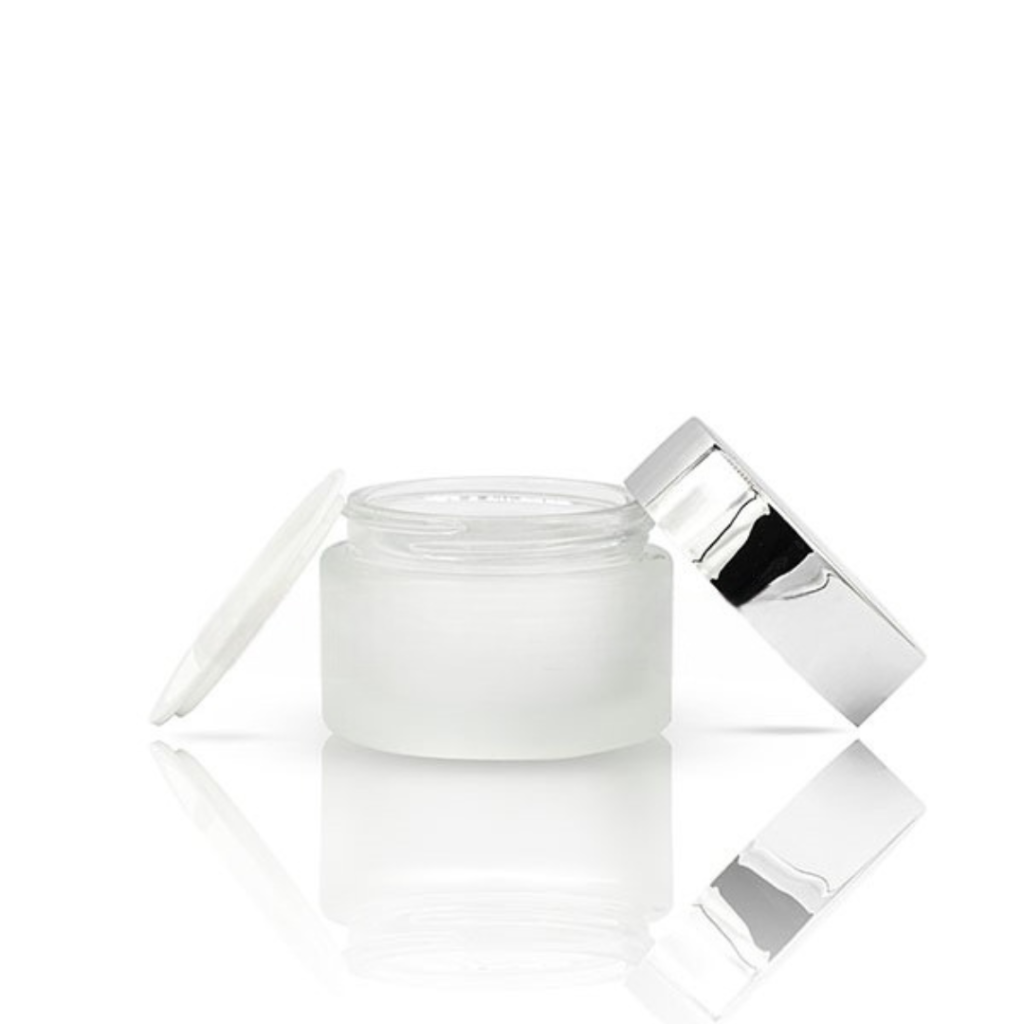 cosmetic glass jar